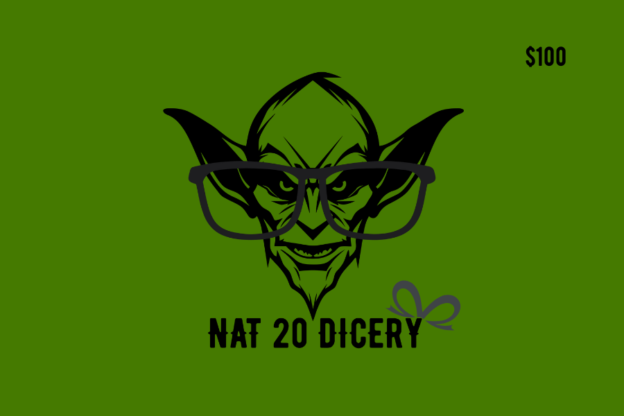 Nat 20 Dicery Digital Gift Cards