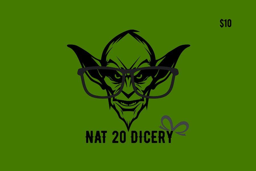 Nat 20 Dicery Digital Gift Cards