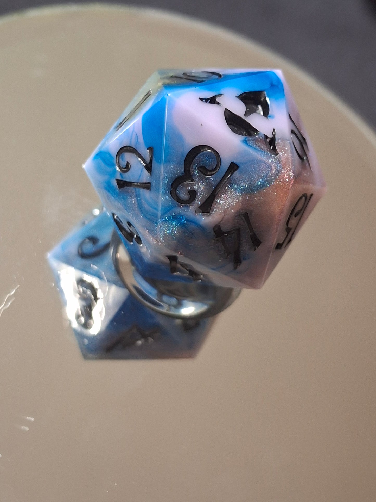 Dreamflux – A Shimmering Spin Down D20 of Arcane Beauty Oversized D20 Dice