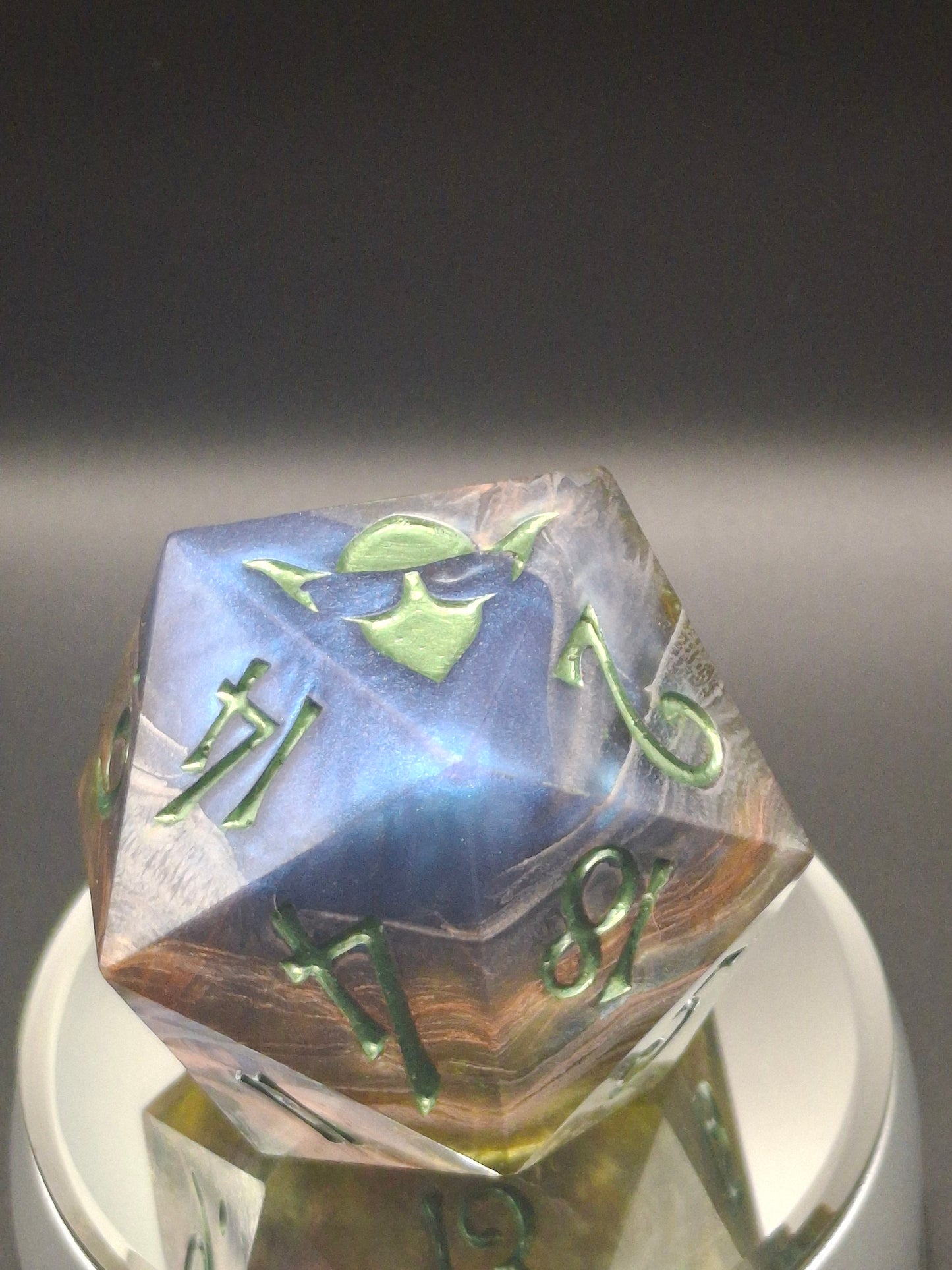 Mystical Cosmic D20 Dice - Adventures Await with Every Roll!