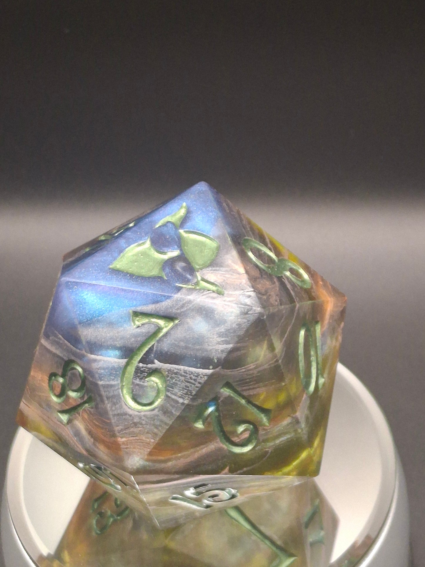Mystical Cosmic D20 Dice - Adventures Await with Every Roll!