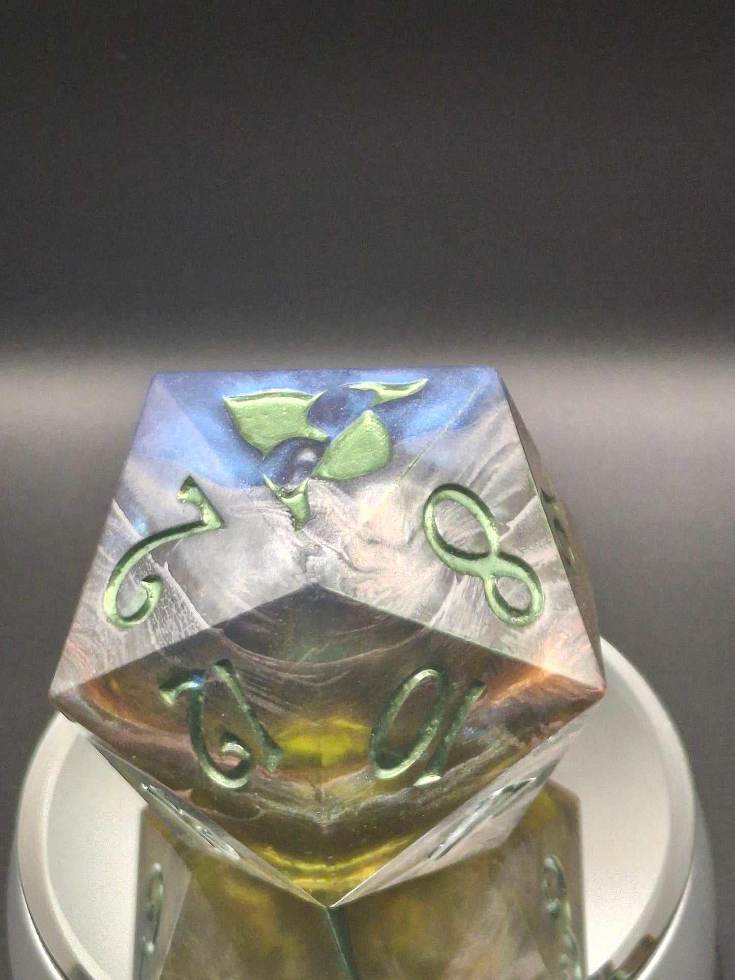 Mystical Cosmic D20 Dice - Adventures Await with Every Roll!