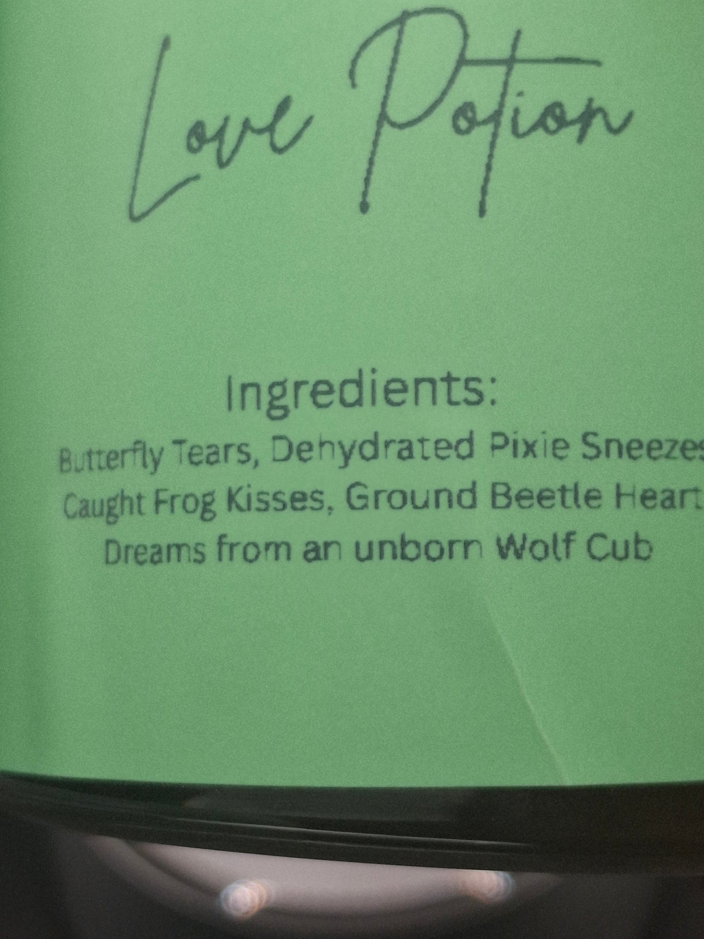 Love Potion No. 20 - Bath Cauldron Seasoning Jar with Mystery D20