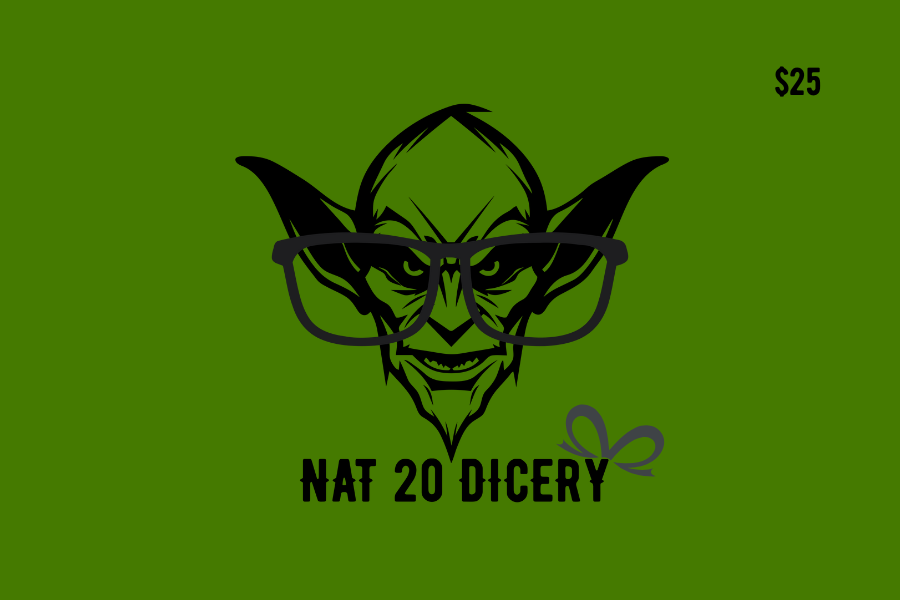 Nat 20 Dicery Digital Gift Cards