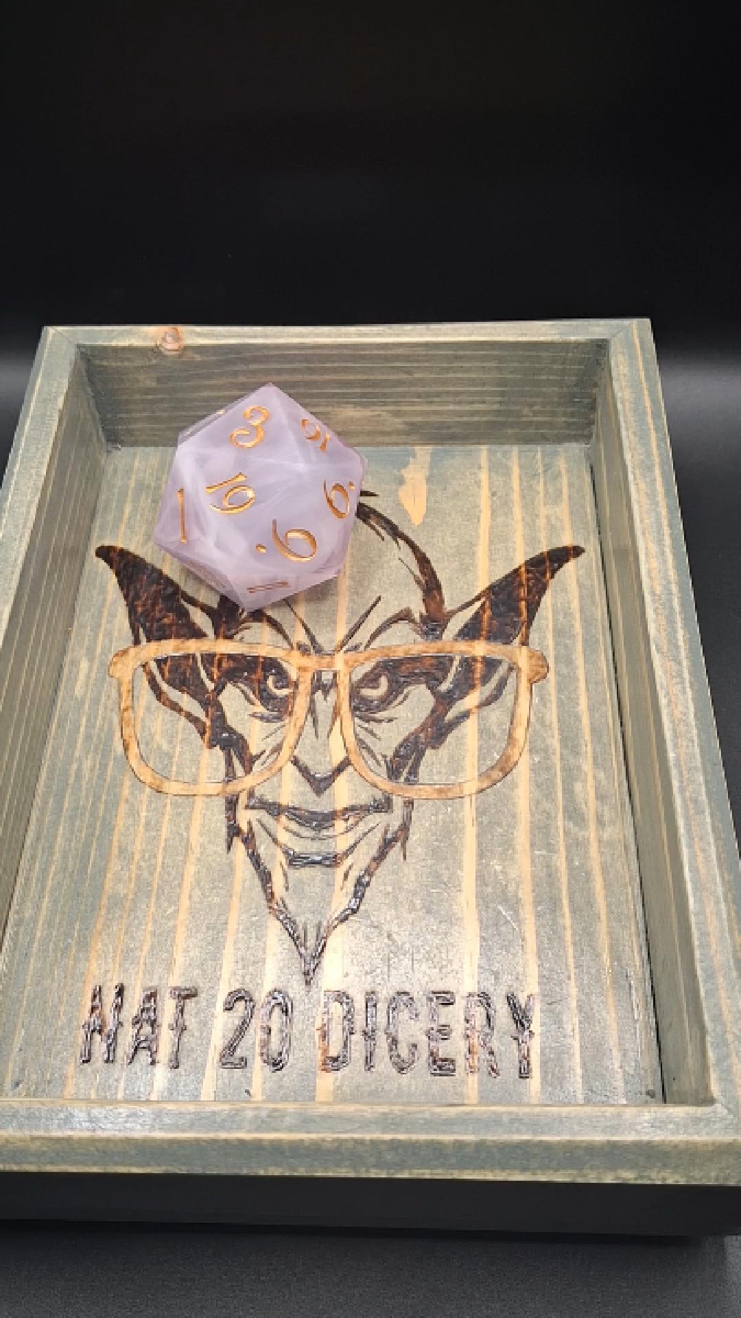 Enchanting Lilac Nebula Dice Set - A Collector's Dream for Your Next Adventure! 55 MM Chonk
