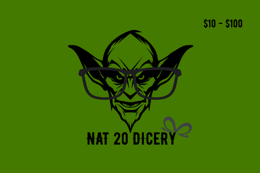 Nat 20 Dicery Digital Gift Cards