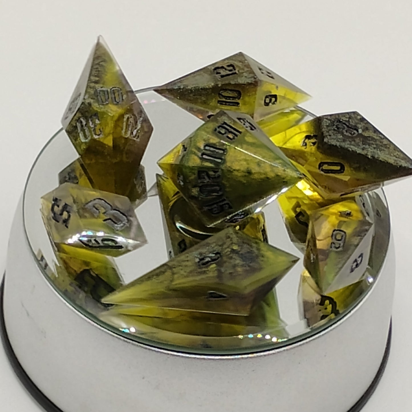 The Relic of the Verdant Depths TTRPG Shard Dice Set for DnD