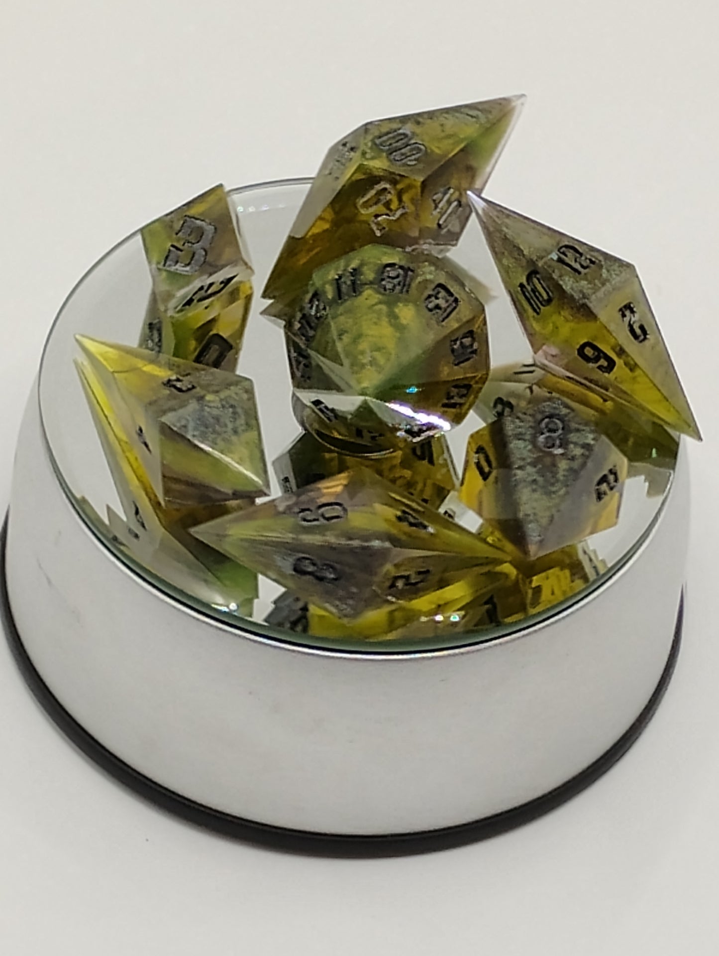 The Relic of the Verdant Depths TTRPG Shard Dice Set for DnD