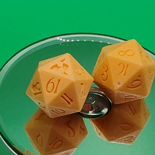 Gingerbread D20 Soaps – Handmade Dark Fantasy Dice Bath Treats for D&D Fans
