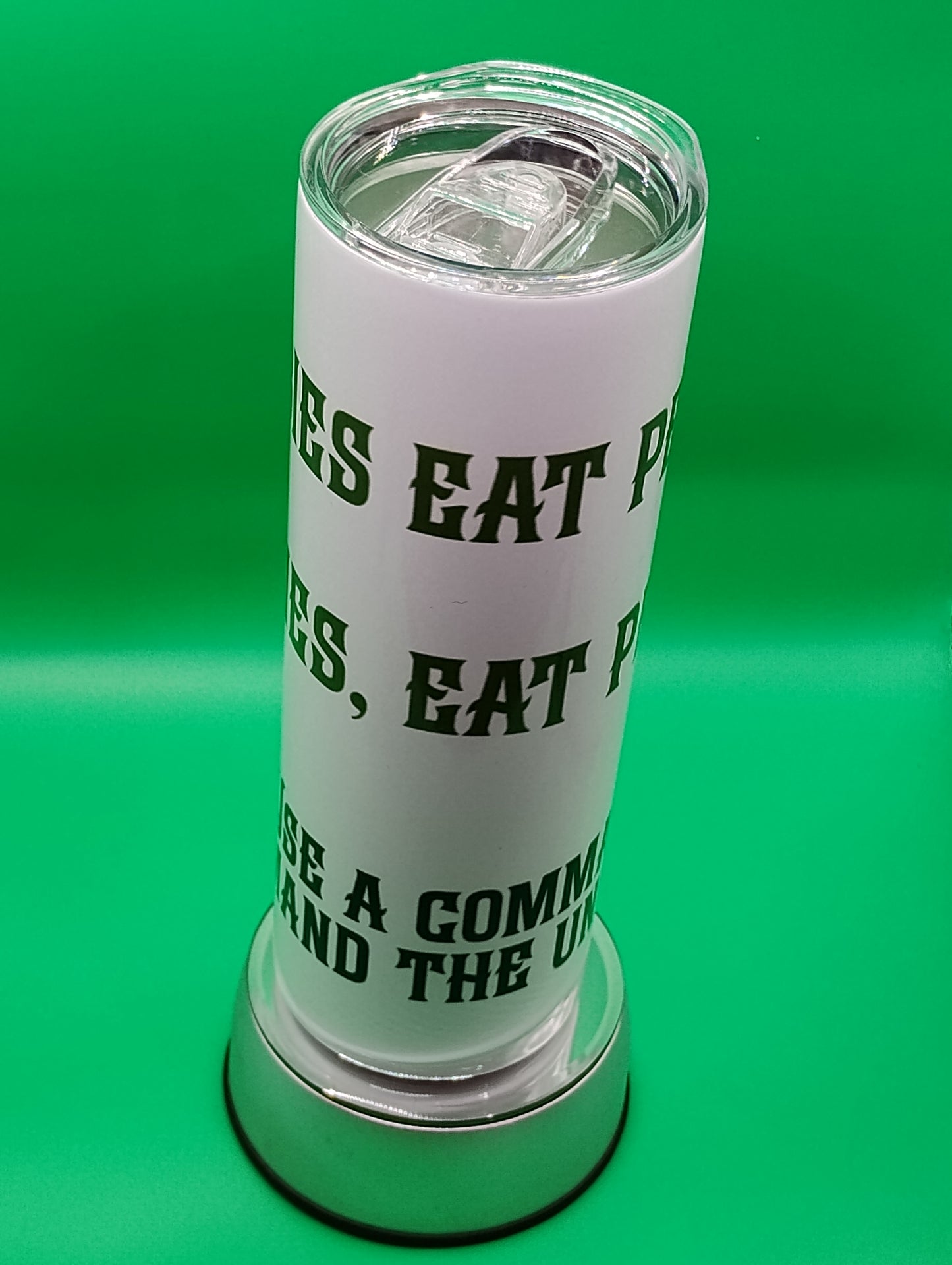 Grammar Necromancer Tumbler – Funny Zombie Control Drinkware for D&D & Word Nerds