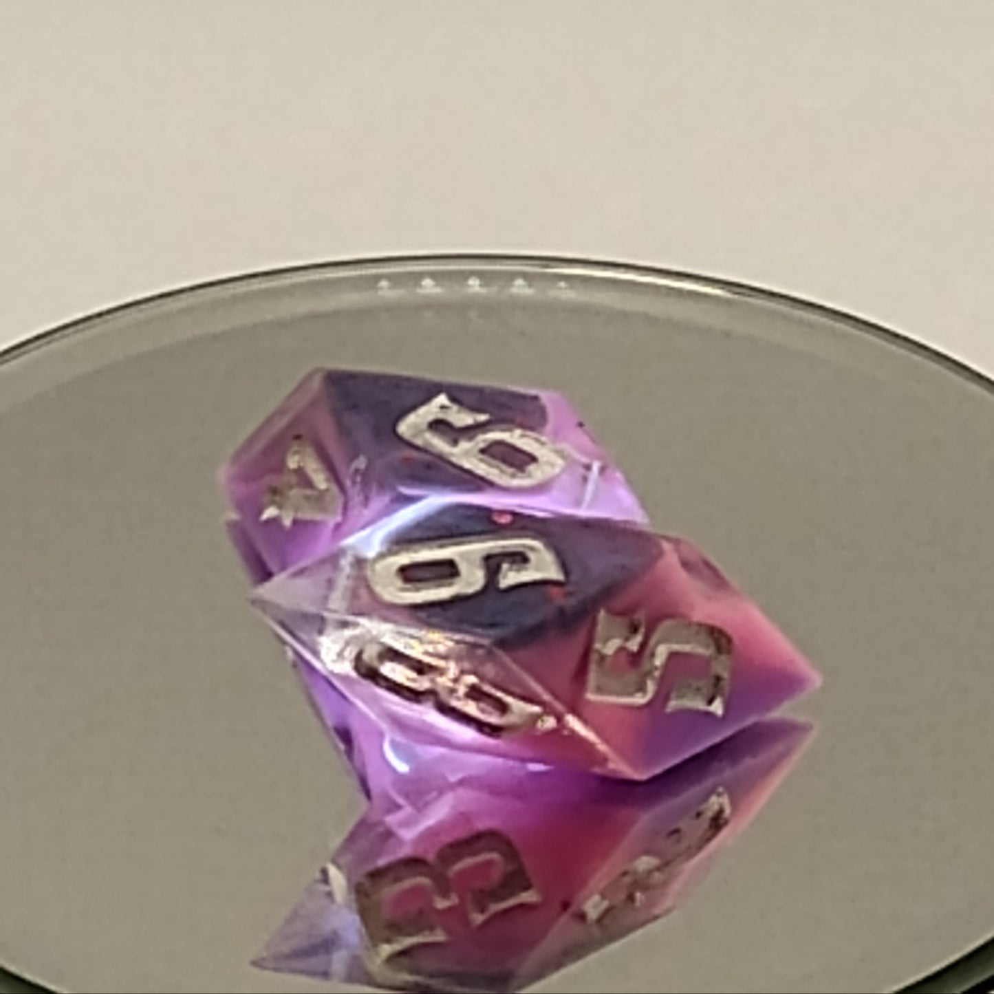 Pink Purple D6 Dice