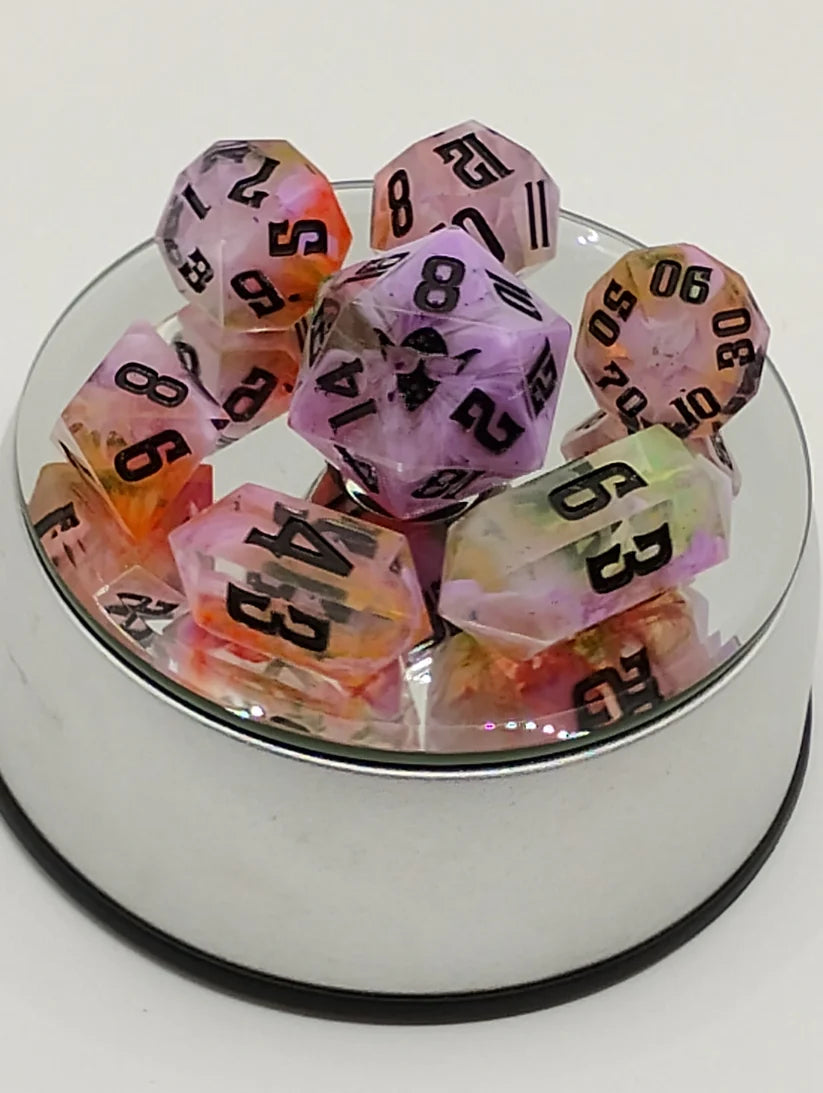 Custom Standard Set of 7 TTRPG Dice
