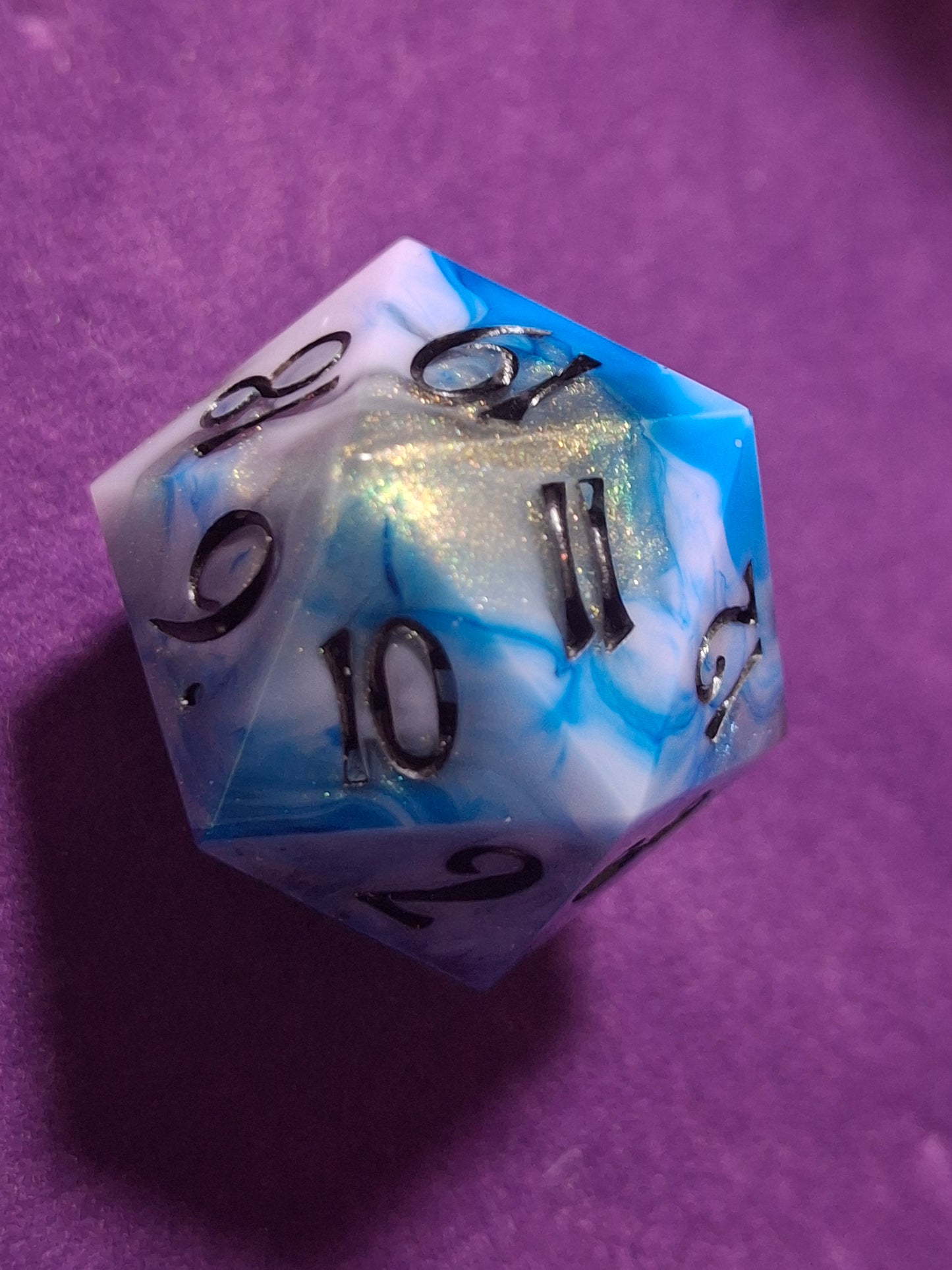 Dreamflux – A Shimmering Spin Down D20 of Arcane Beauty Oversized D20 Dice