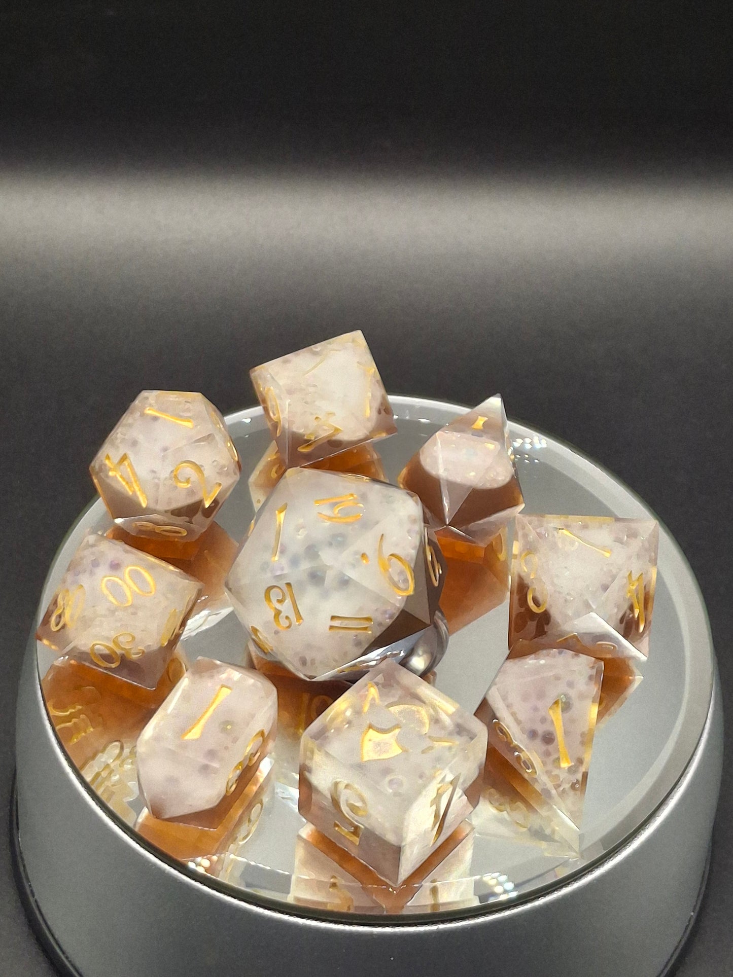 Brew Dice for TTRPG and DND Play Sharp Sided Set of 9