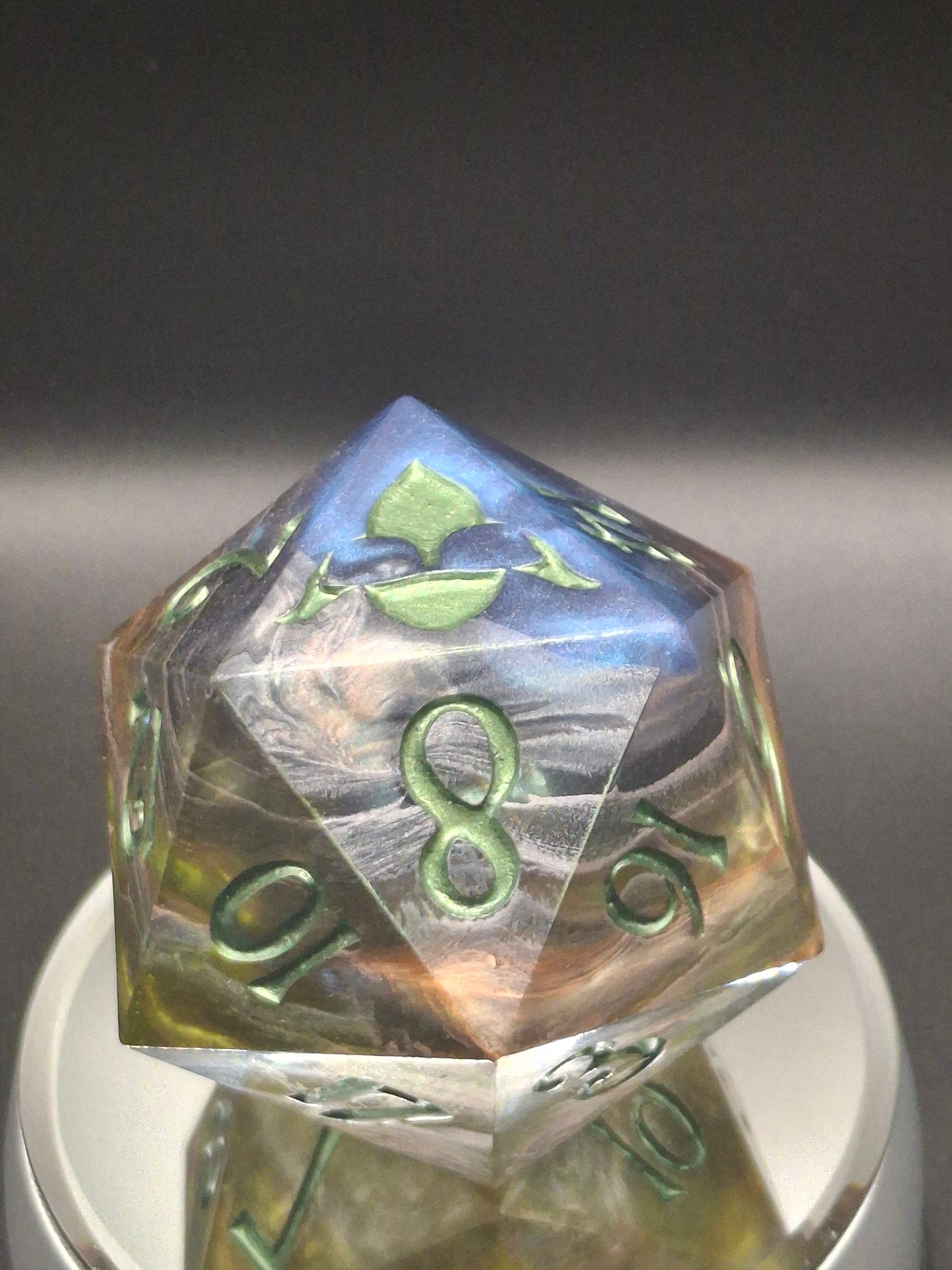 Mystical Cosmic D20 Dice - Adventures Await with Every Roll!
