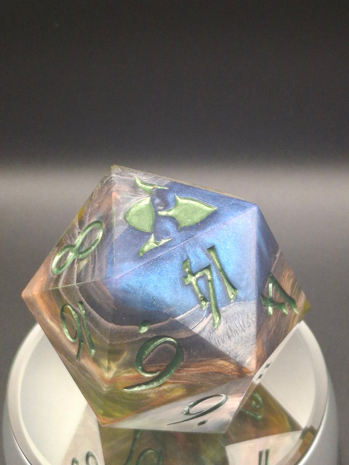 Mystical Cosmic D20 Dice - Adventures Await with Every Roll!