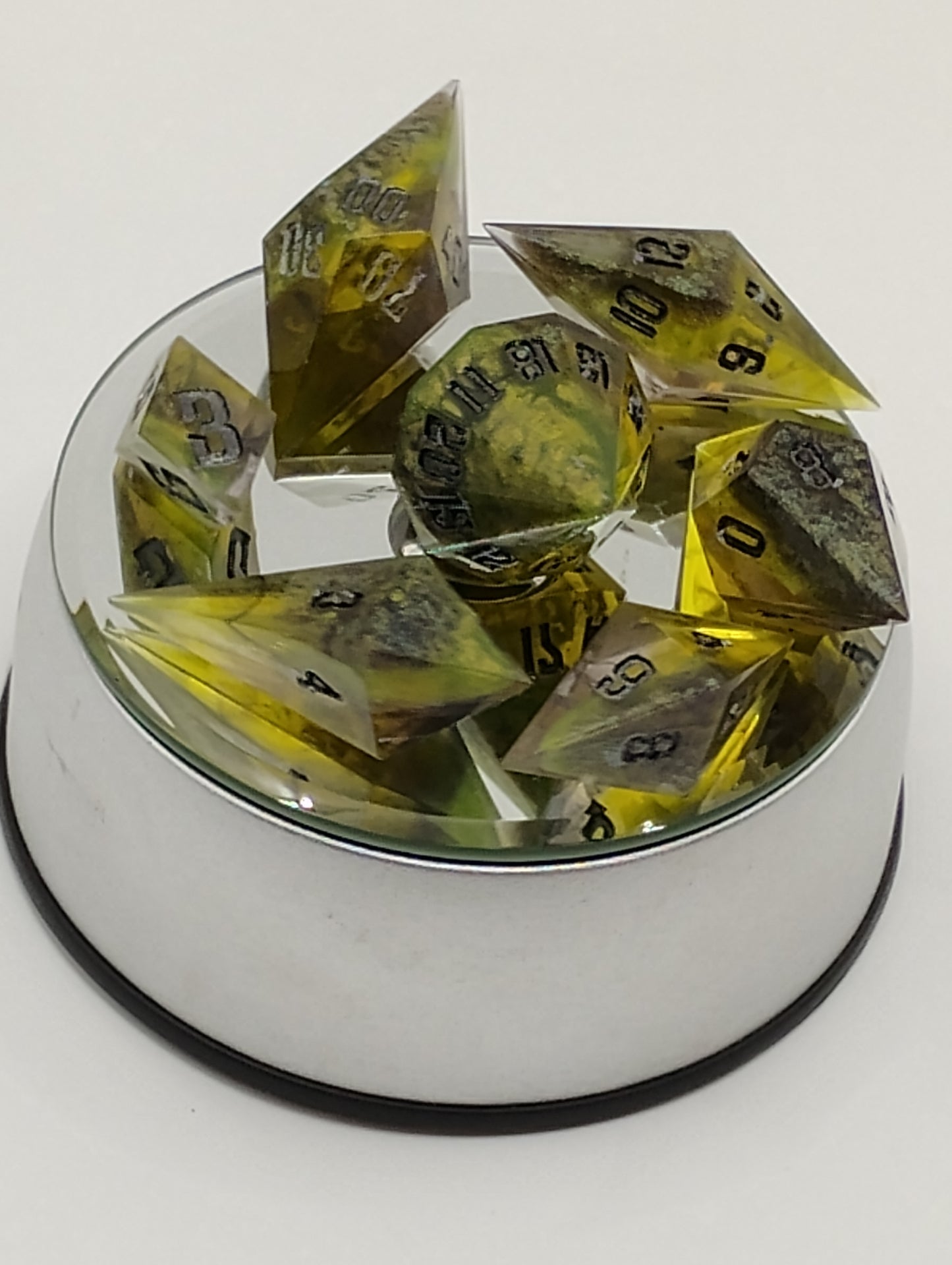 The Relic of the Verdant Depths TTRPG Shard Dice Set for DnD