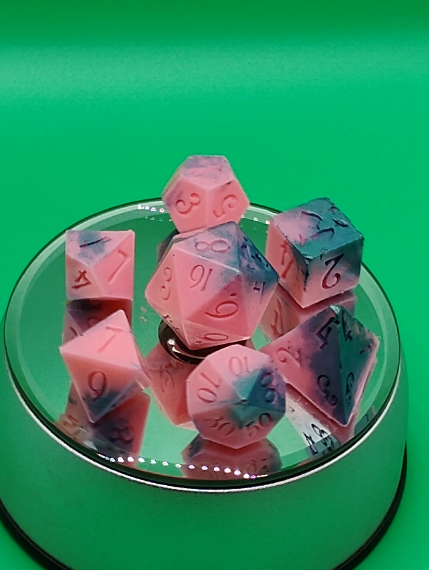 Apple Pie Dice Soaps – Handmade D&D Polyhedral Set for Darkly Whimsical Gifting