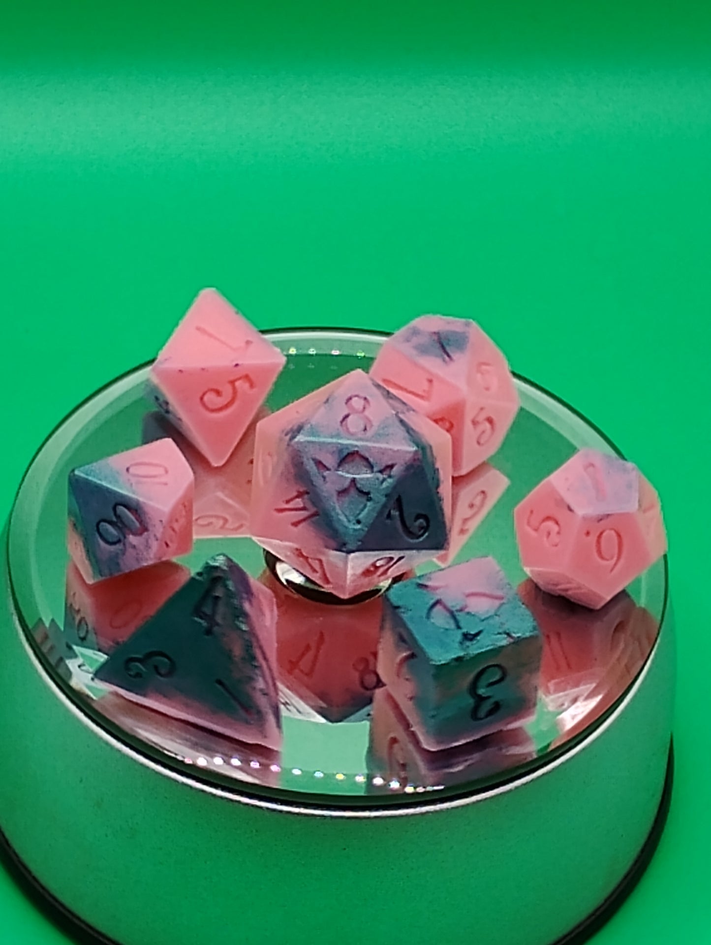 Apple Pie Dice Soaps – Handmade D&D Polyhedral Set for Darkly Whimsical Gifting