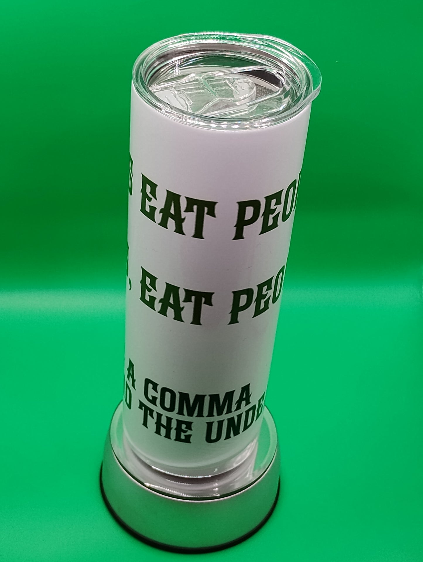 Grammar Necromancer Tumbler – Funny Zombie Control Drinkware for D&D & Word Nerds