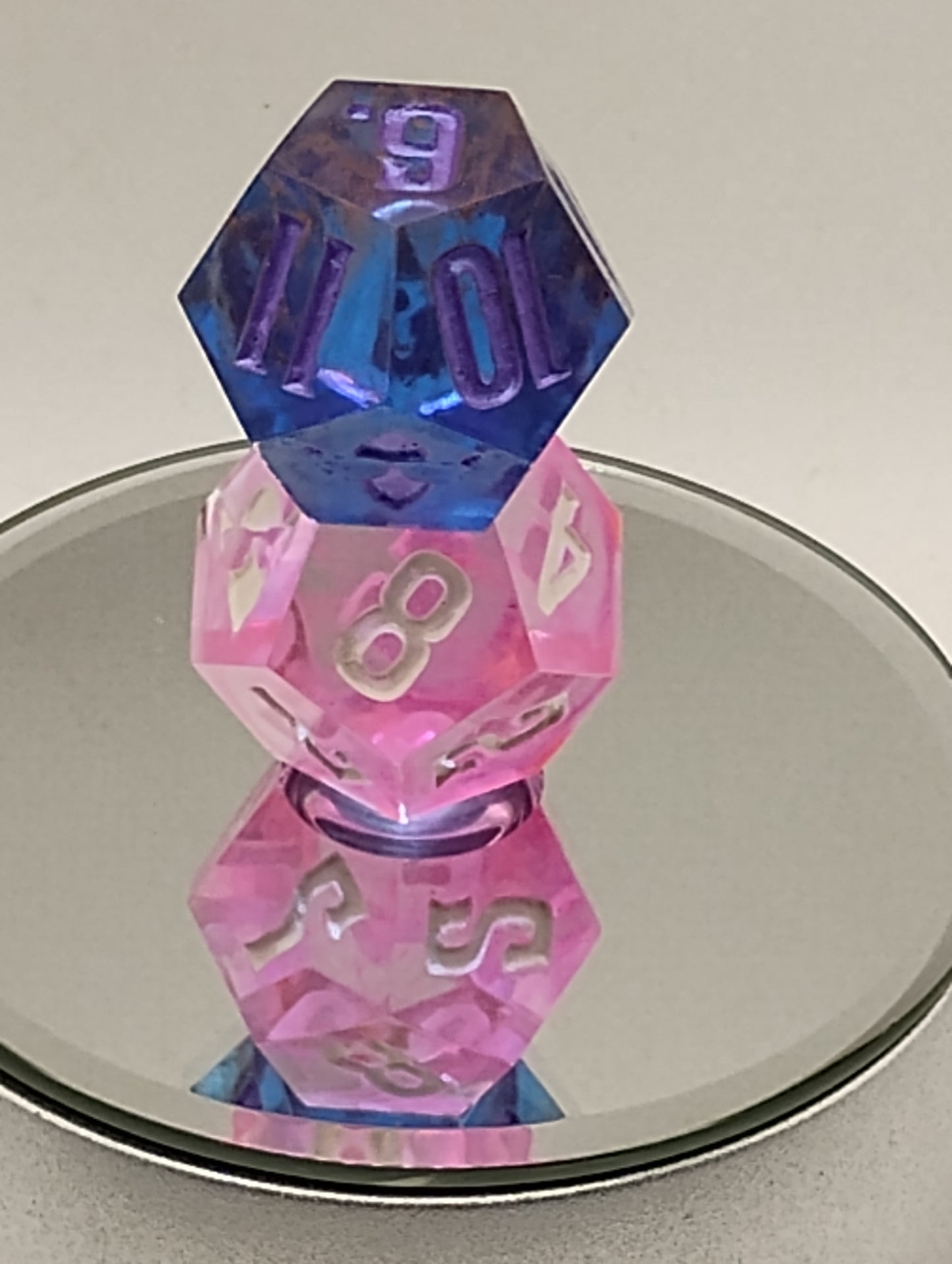 Daggerheart Oversized D12 Dice Set Pink Hope & Blue Fear Dice for Critical Role Dungeons & Dragons TTRPG