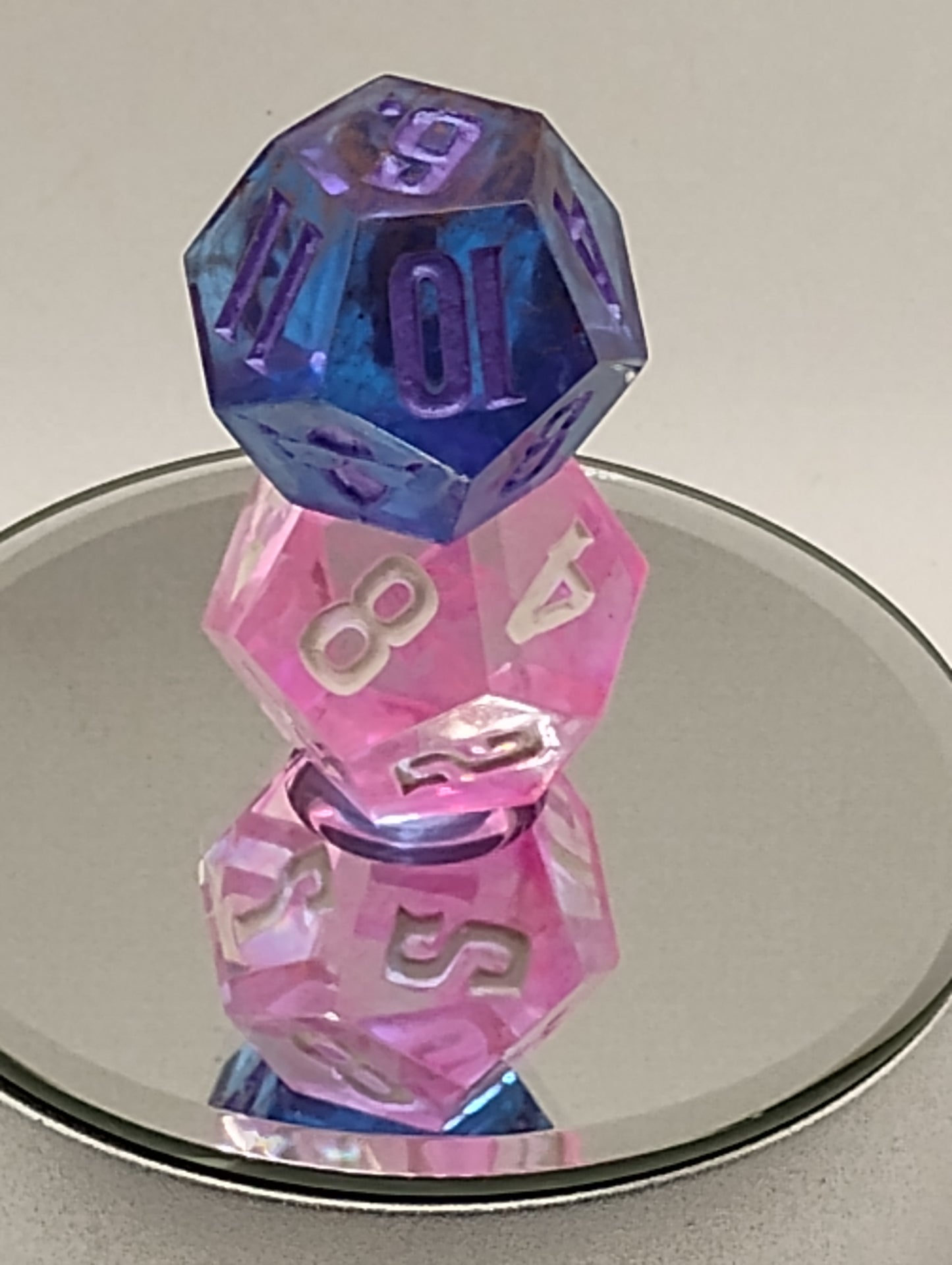 Daggerheart Oversized D12 Dice Set Pink Hope & Blue Fear Dice for Critical Role Dungeons & Dragons TTRPG