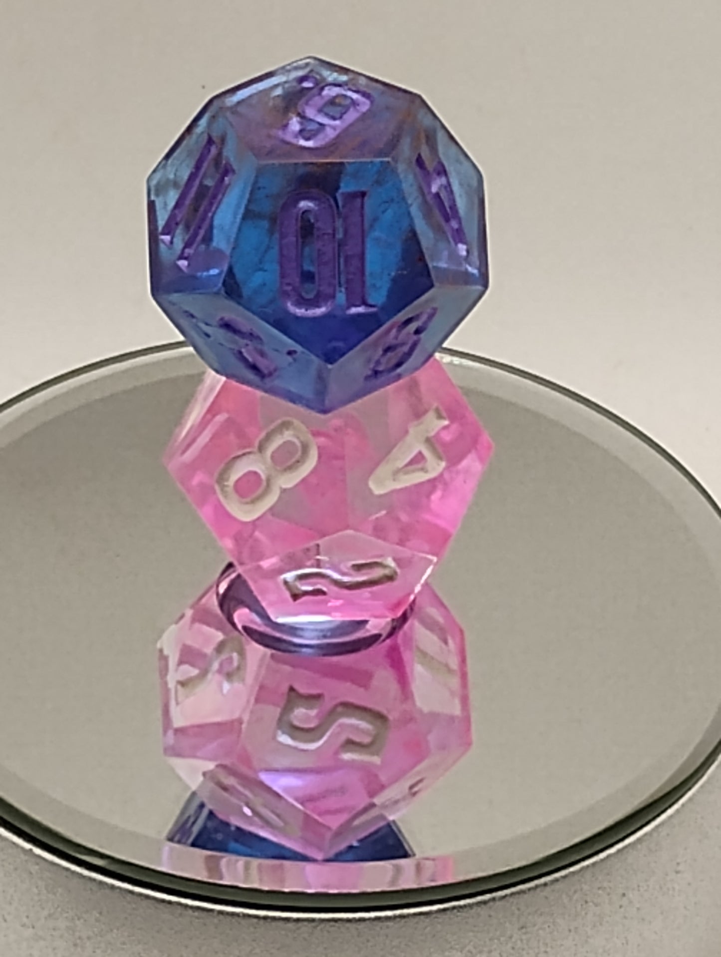 Daggerheart Oversized D12 Dice Set Pink Hope & Blue Fear Dice for Critical Role Dungeons & Dragons TTRPG
