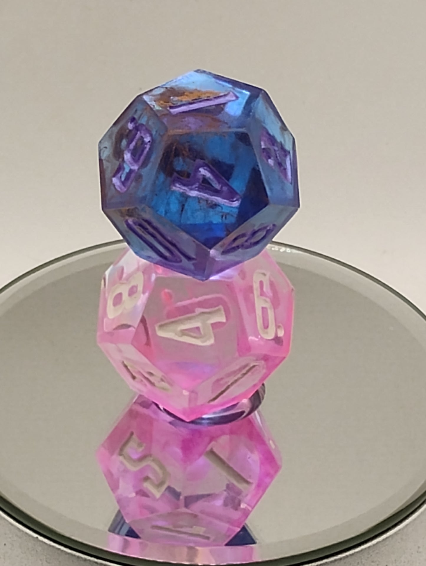 Daggerheart Oversized D12 Dice Set Pink Hope & Blue Fear Dice for Critical Role Dungeons & Dragons TTRPG