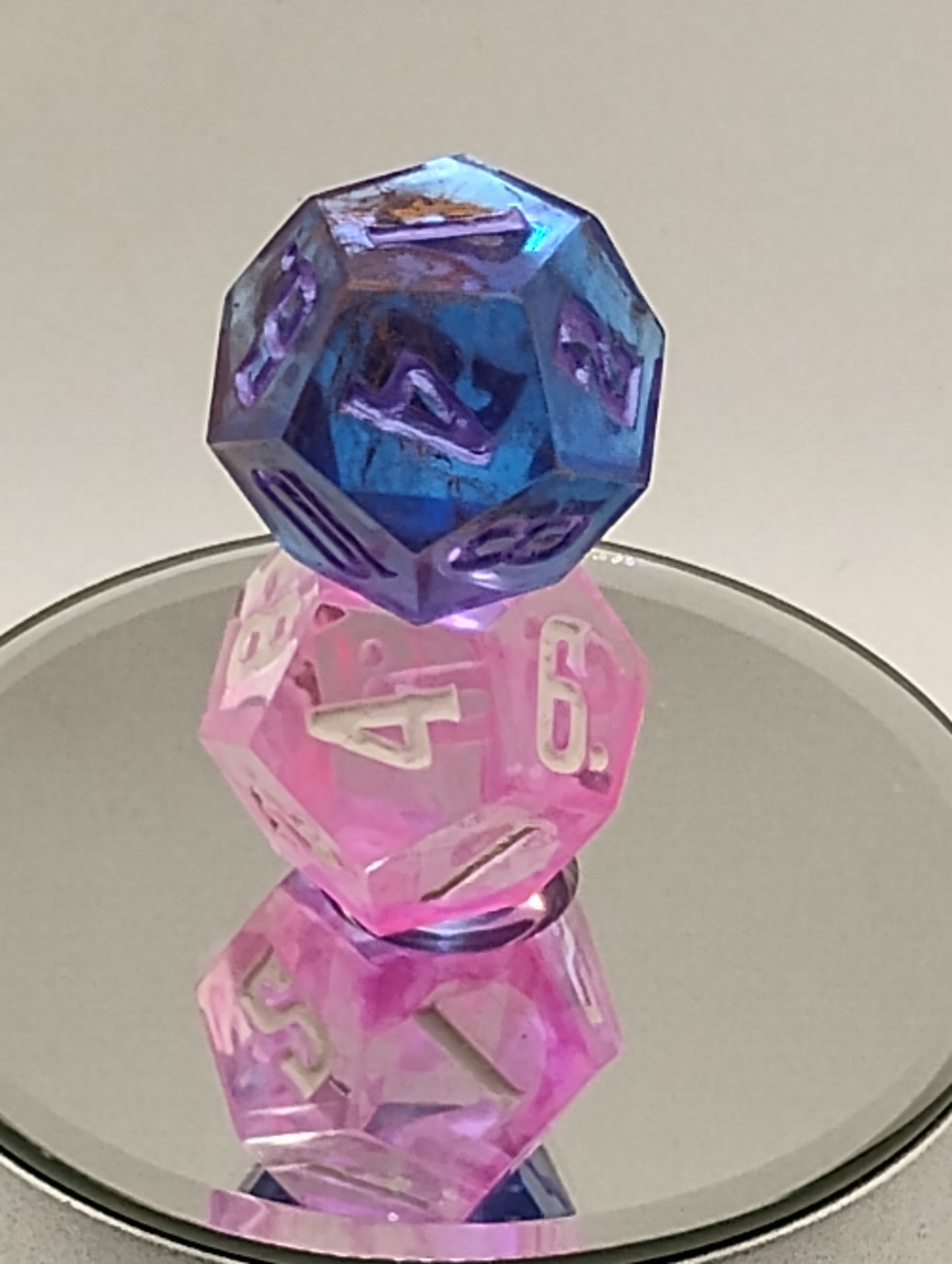 Daggerheart Oversized D12 Dice Set Pink Hope & Blue Fear Dice for Critical Role Dungeons & Dragons TTRPG
