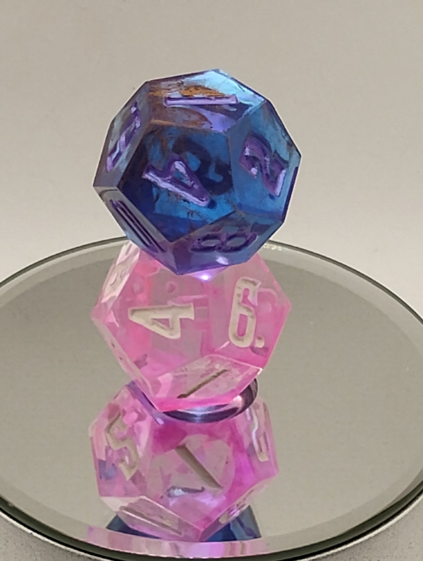 Daggerheart Oversized D12 Dice Set Pink Hope & Blue Fear Dice for Critical Role Dungeons & Dragons TTRPG
