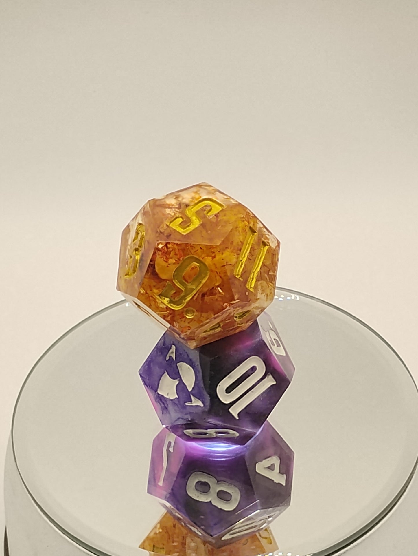 XL Daggerheart d12 Dice for Daggerheart by Critical Role – Embertea Hope & Sickrose Fear | Oversized D&D Dice Set for Fans of Dungeons & Dragons
