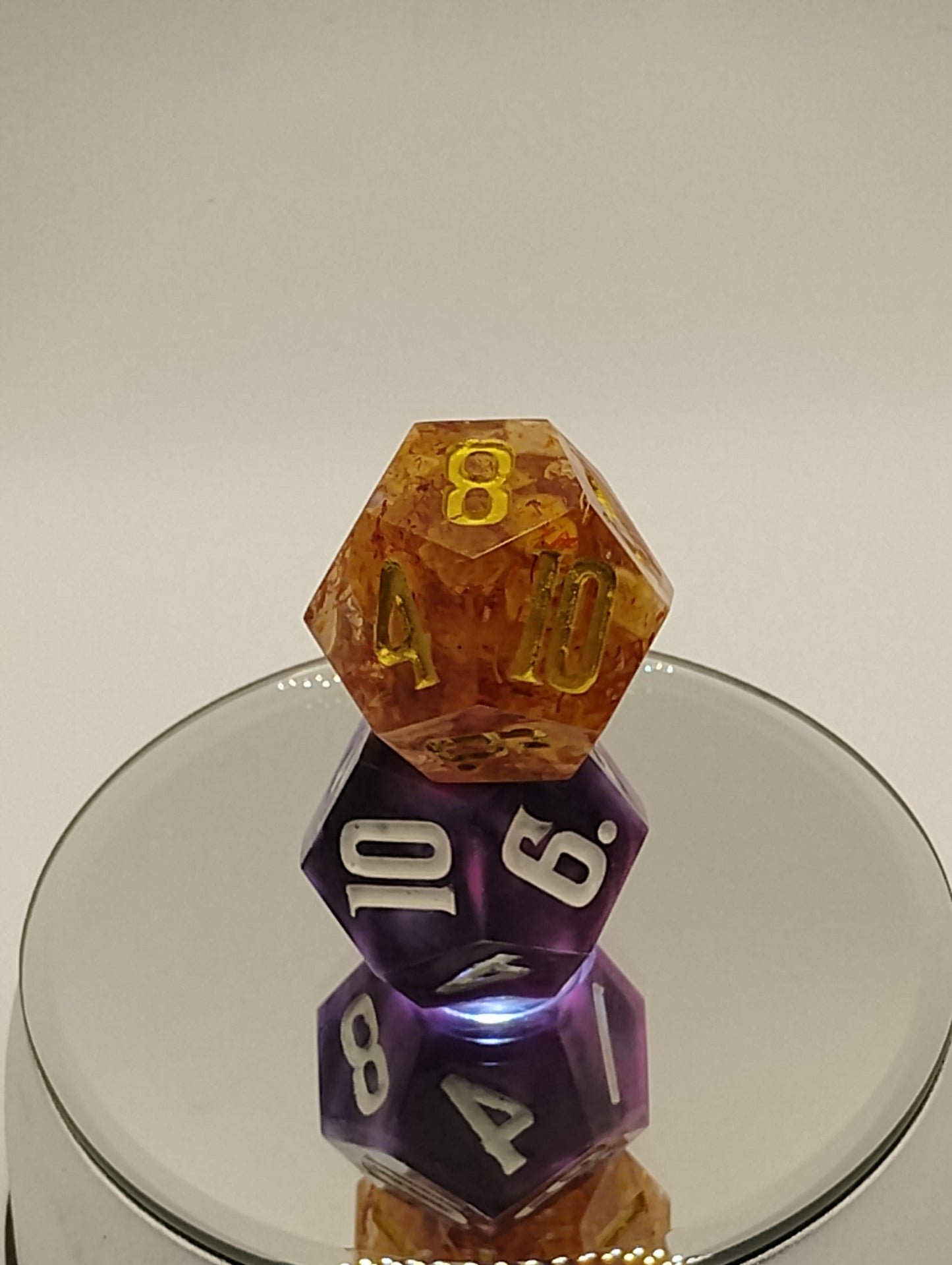 XL Daggerheart d12 Dice for Daggerheart by Critical Role – Embertea Hope & Sickrose Fear | Oversized D&D Dice Set for Fans of Dungeons & Dragons