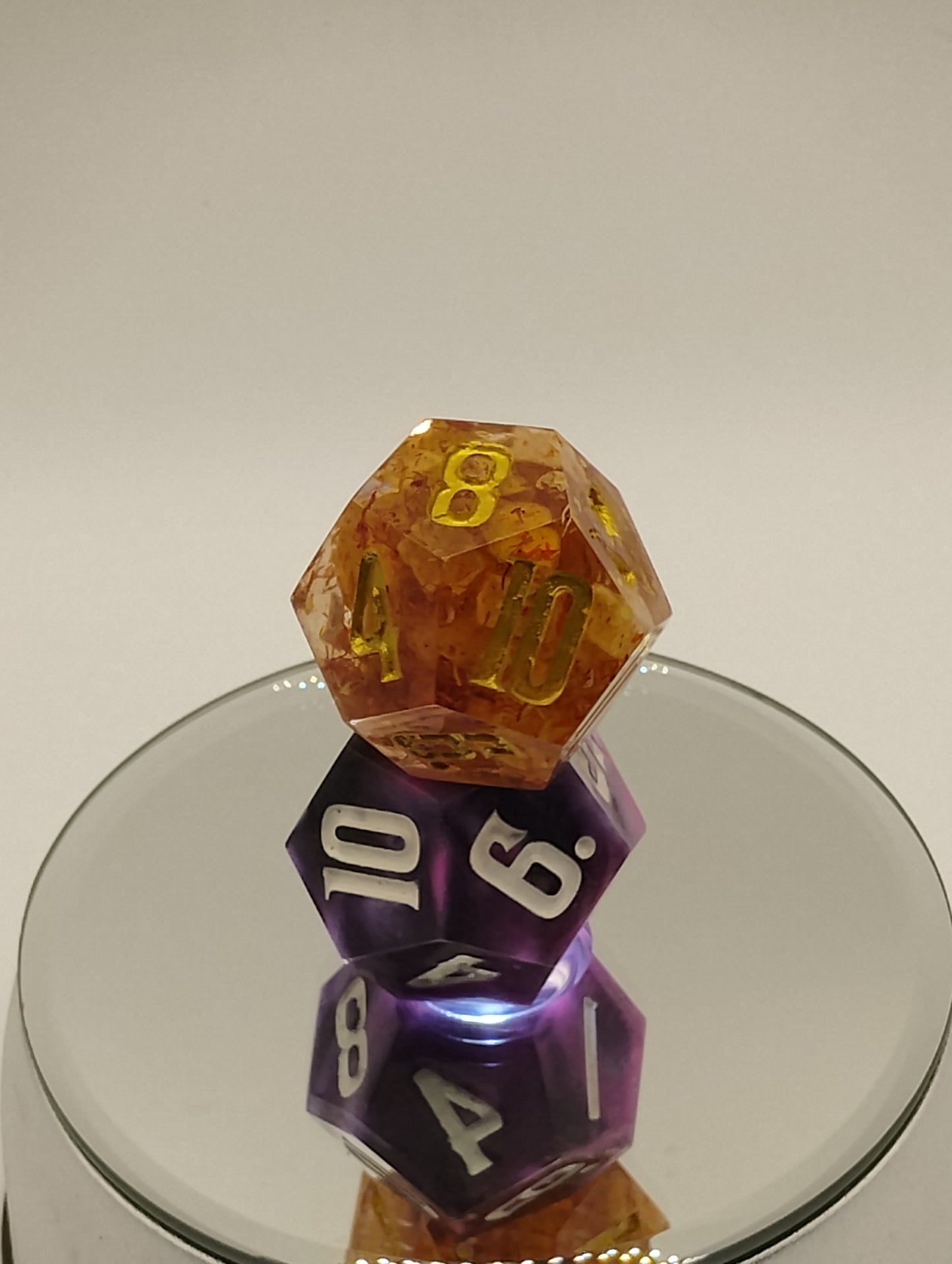 XL Daggerheart d12 Dice for Daggerheart by Critical Role – Embertea Hope & Sickrose Fear | Oversized D&D Dice Set for Fans of Dungeons & Dragons