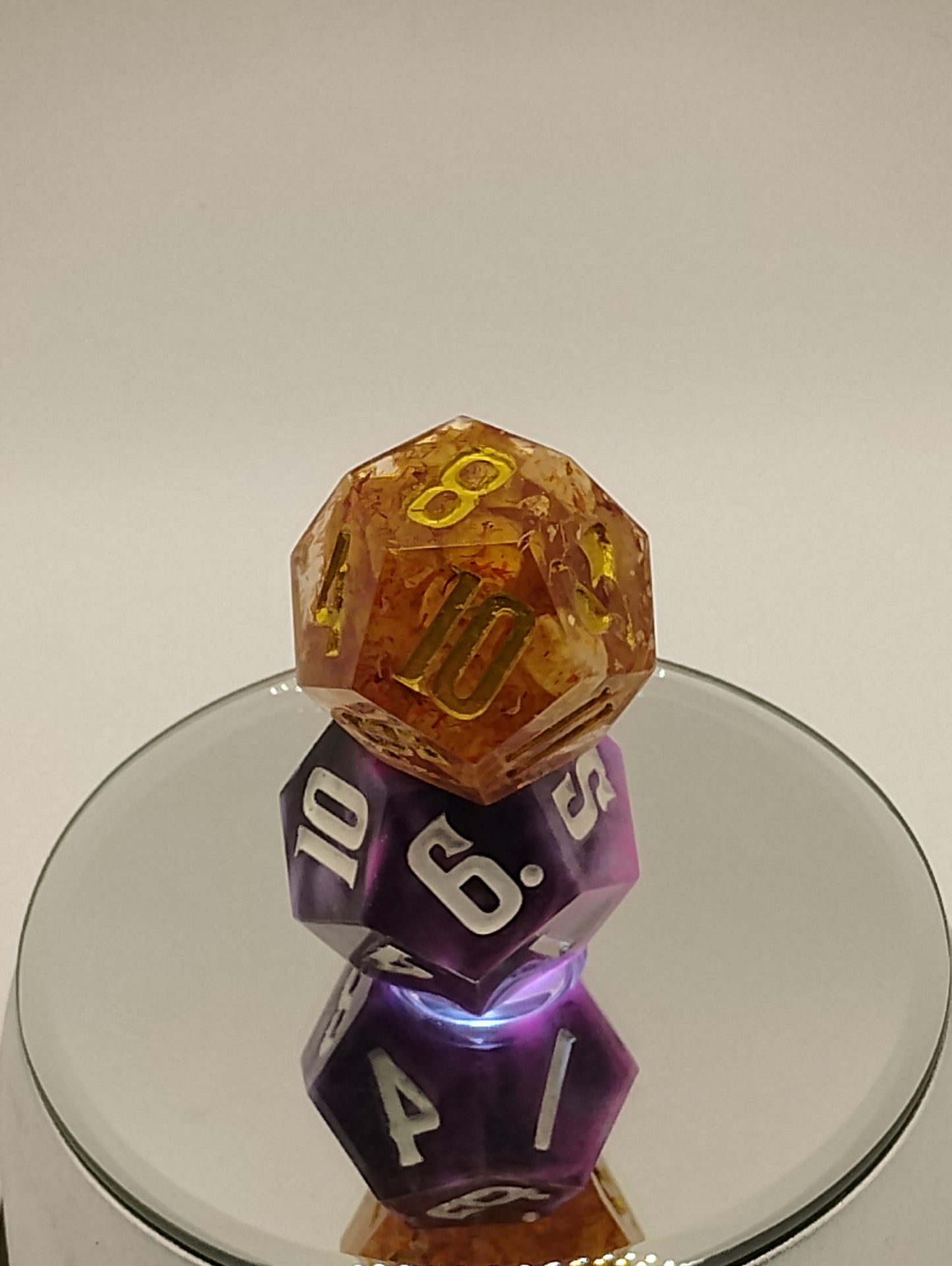 XL Daggerheart d12 Dice for Daggerheart by Critical Role – Embertea Hope & Sickrose Fear | Oversized D&D Dice Set for Fans of Dungeons & Dragons