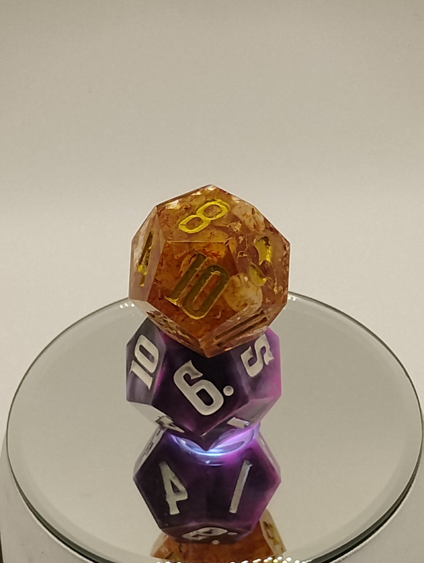 XL Daggerheart d12 Dice for Daggerheart by Critical Role – Embertea Hope & Sickrose Fear | Oversized D&D Dice Set for Fans of Dungeons & Dragons