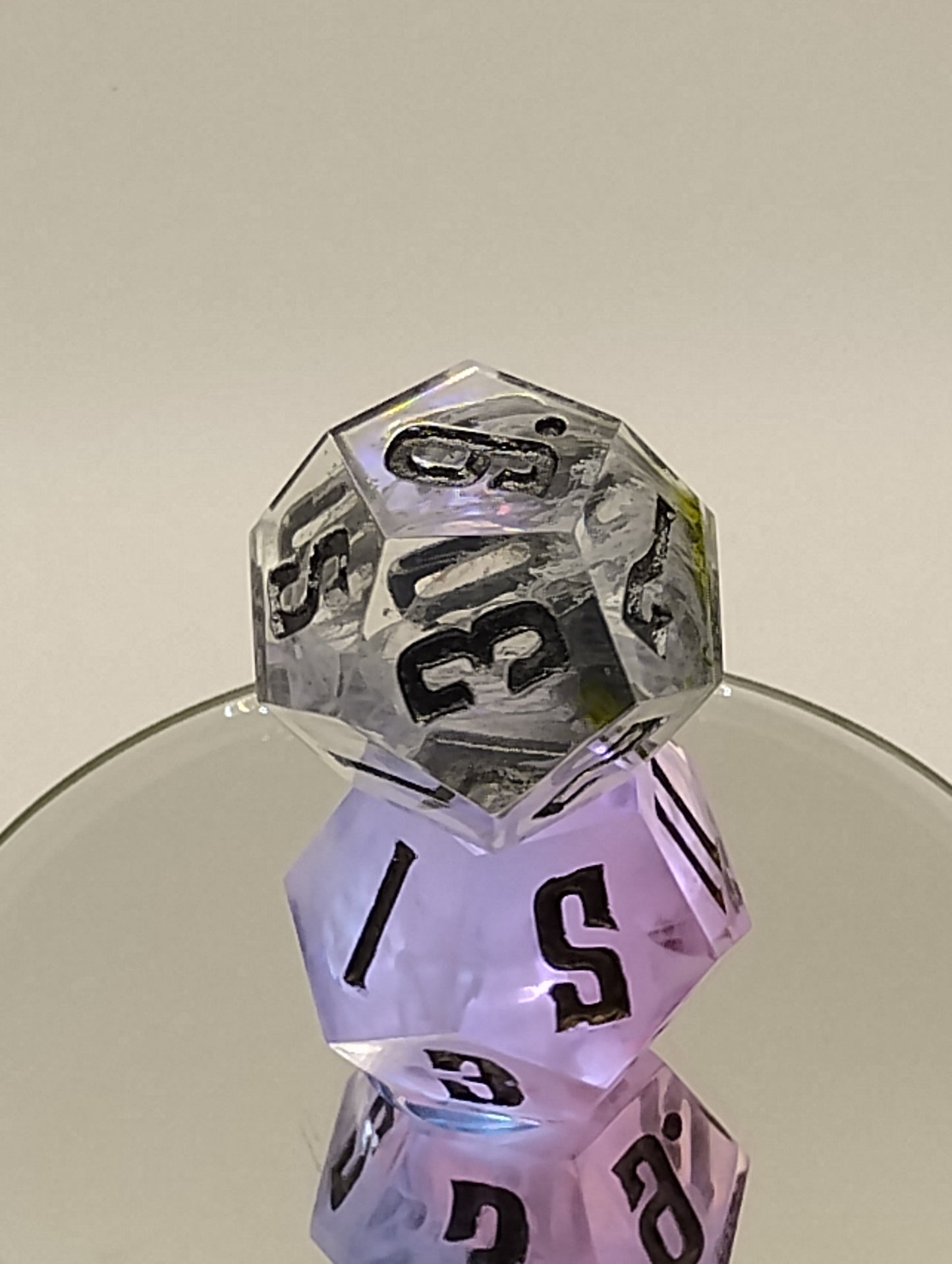 Daggerheart Twin d12 Dice for Dungeons & Dragons – Cloudborne Hope & Vile Petrie Fea