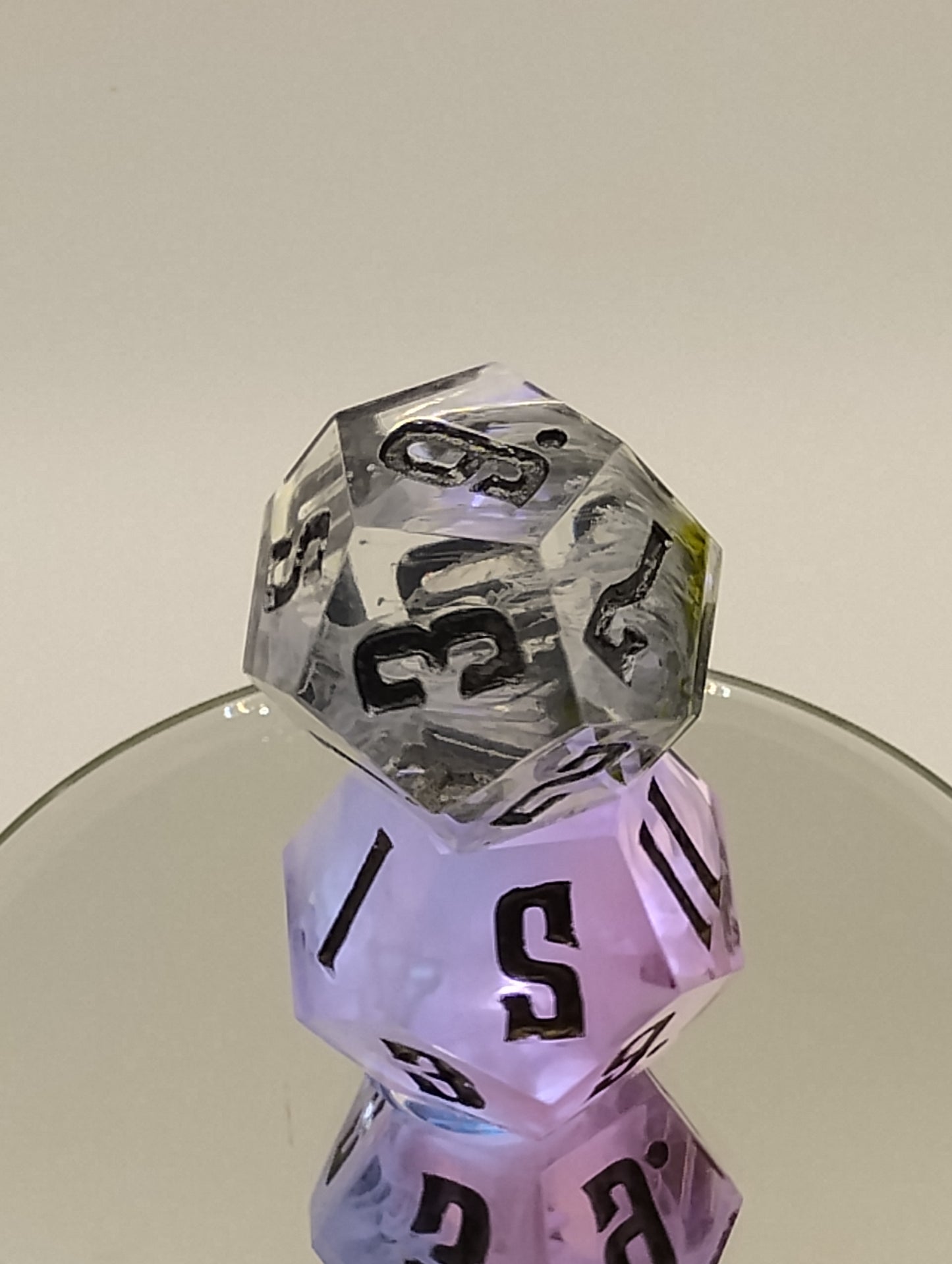 Daggerheart Twin d12 Dice for Dungeons & Dragons – Cloudborne Hope & Vile Petrie Fea